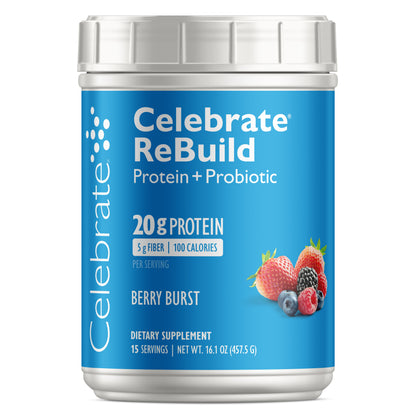 Celebrate® ReBuild Probiotic Protein Powder