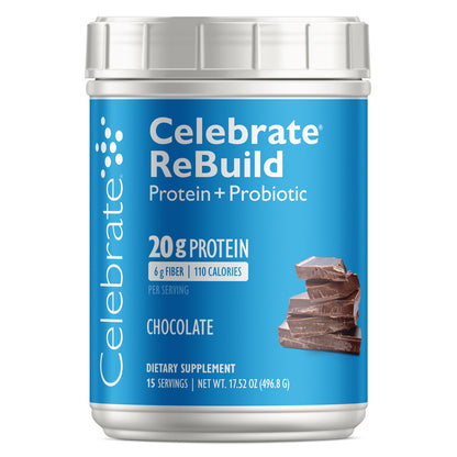 Celebrate® ReBuild Probiotic Protein Powder