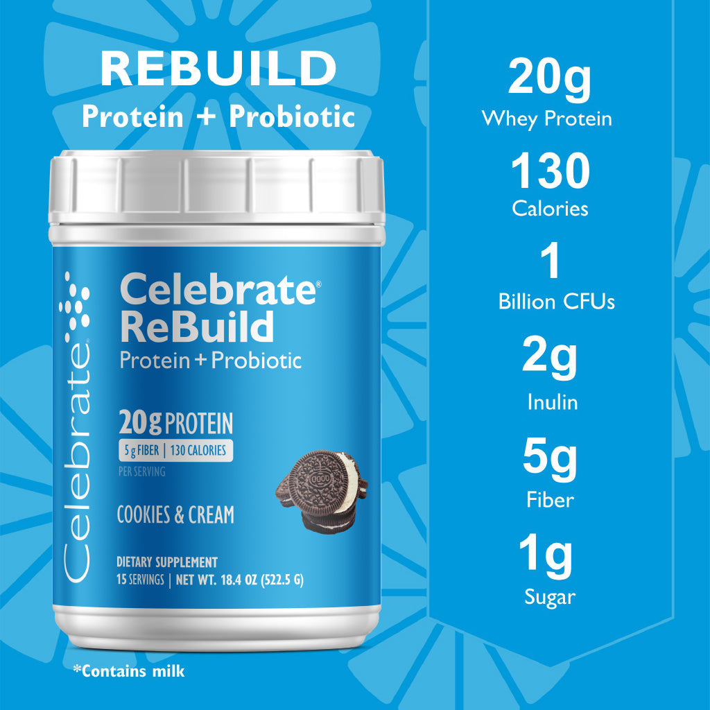 Celebrate® ReBuild Probiotic Protein Powder