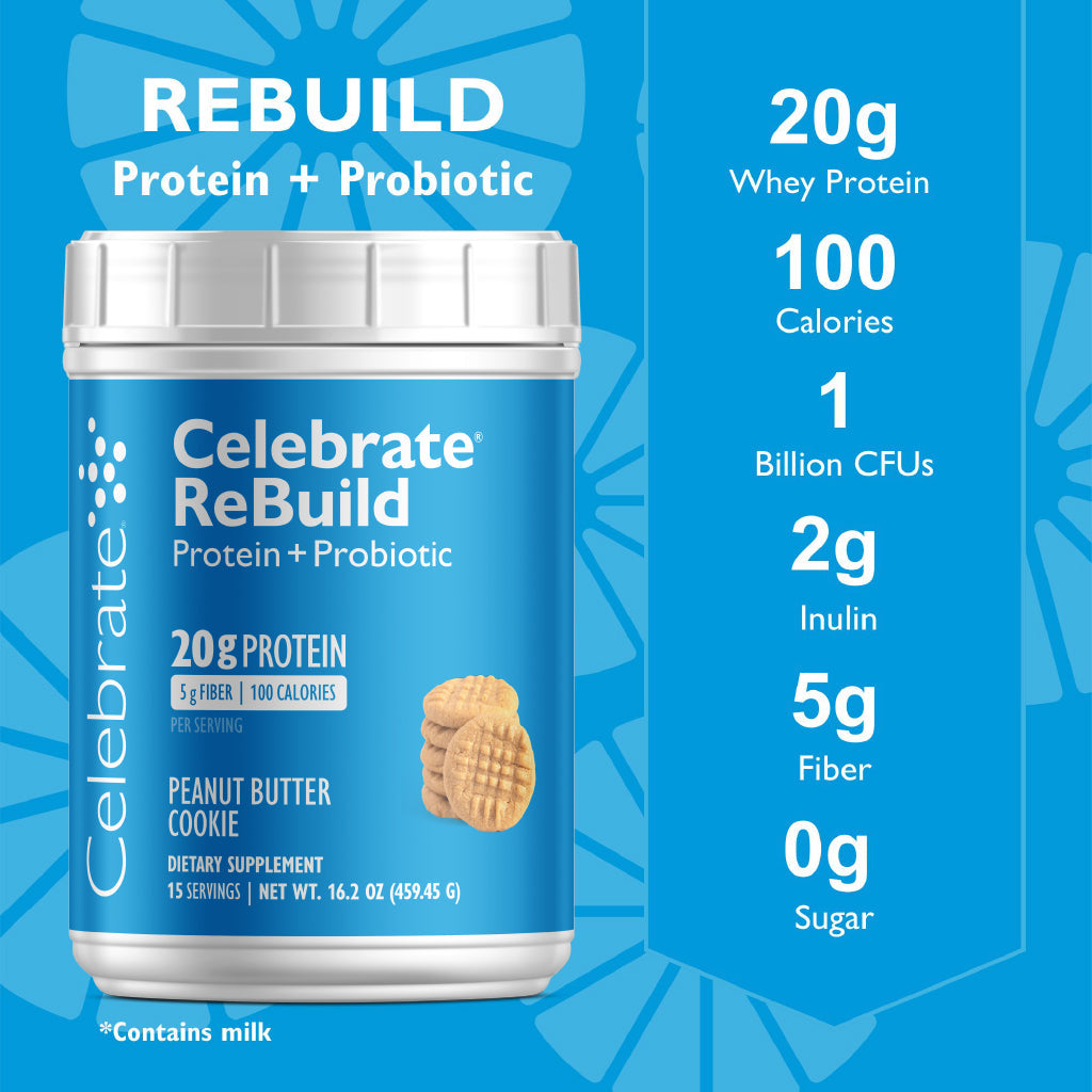 Celebrate® ReBuild Probiotic Protein Powder