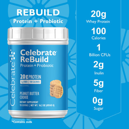 Celebrate® ReBuild Probiotic Protein Powder