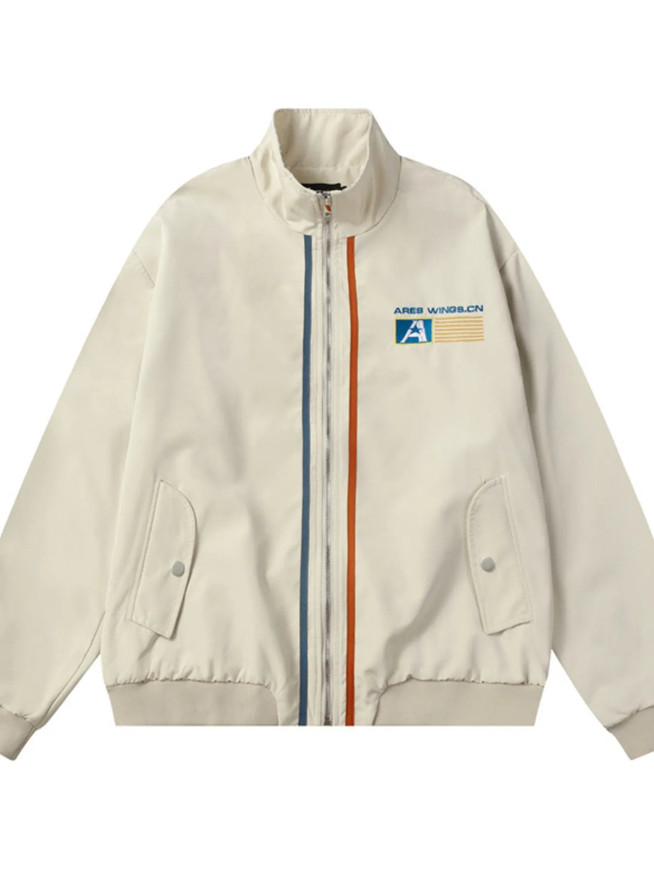 Men's Striped Long Sleeve Jacket