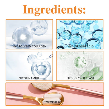 OUHOE Highprime Collagen Film, Desalination Eye Fine Lines Crow's Feet Deep Black Rim Of The Eye Moist Firming Skin