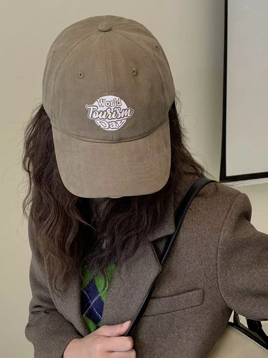 World Tourism Day Embroidered Baseball Cap
