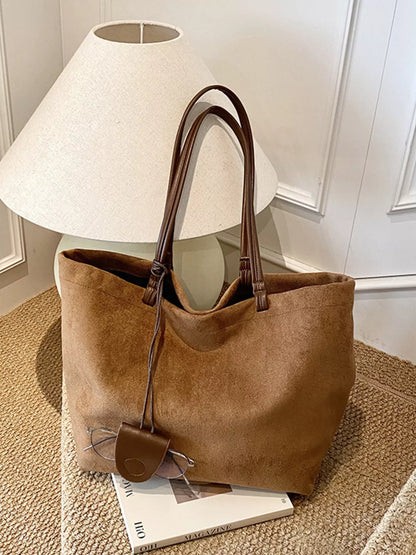 Classic Suede Tote Bag