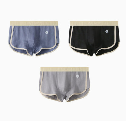 Men's Mid-waist Simple Fashionable Breathable Comfortable Boxers