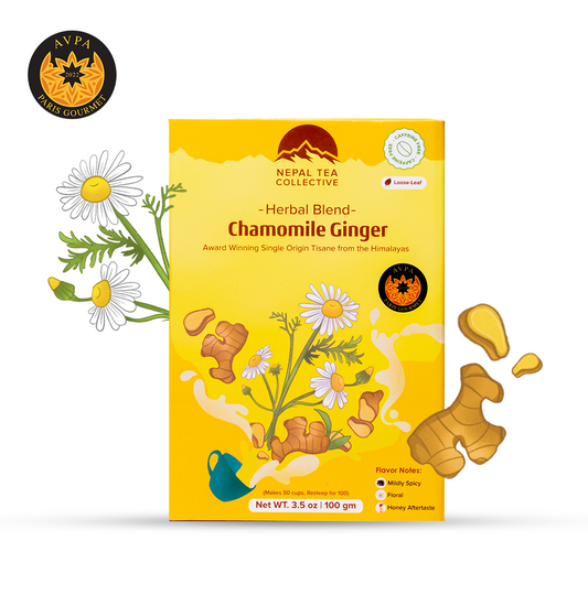 Organic Chamomile Tea with Ginger
