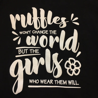 Change the World Denim Ruffle Cuff Shirts - Retiring
