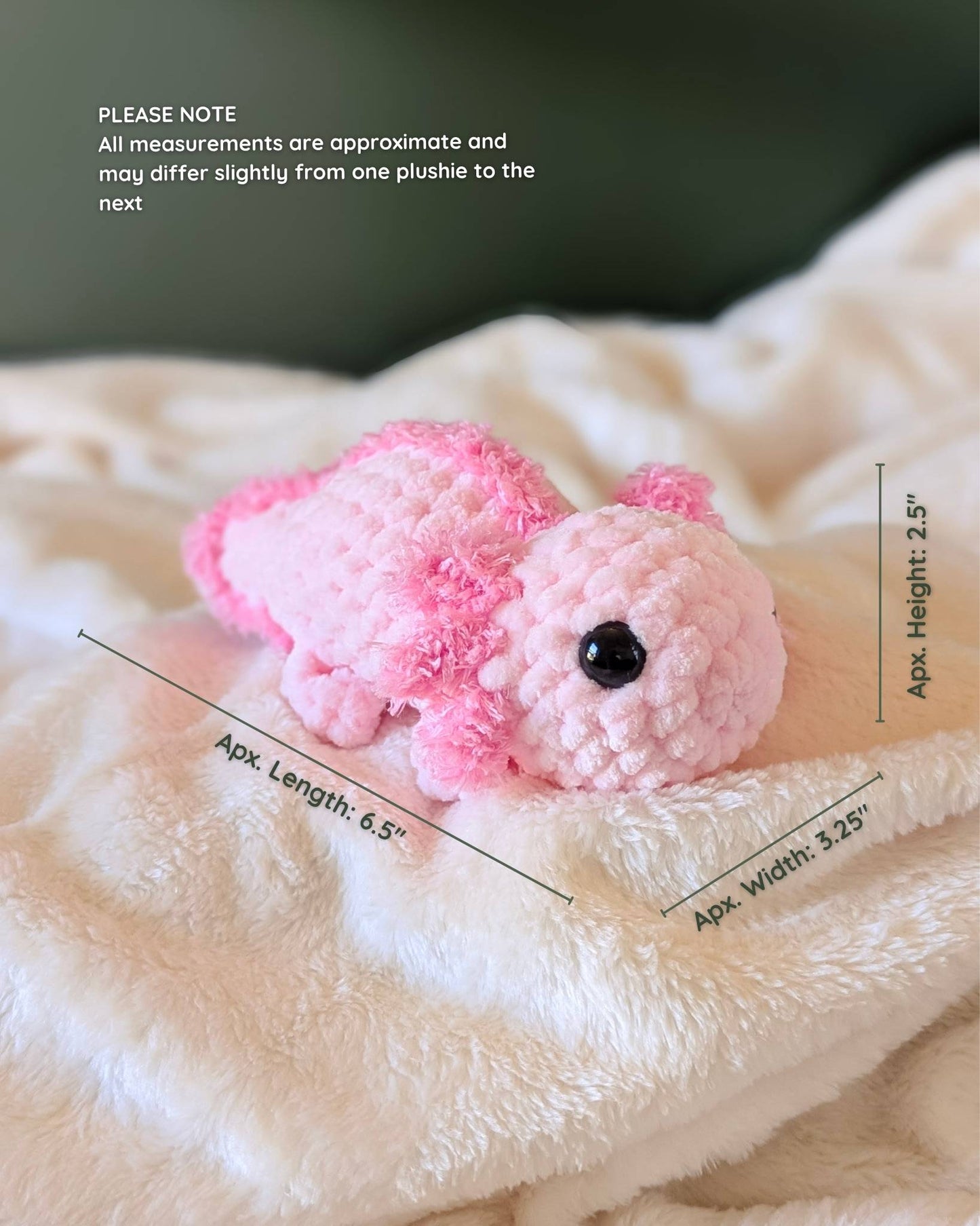 Chubby Axolotl Plushie