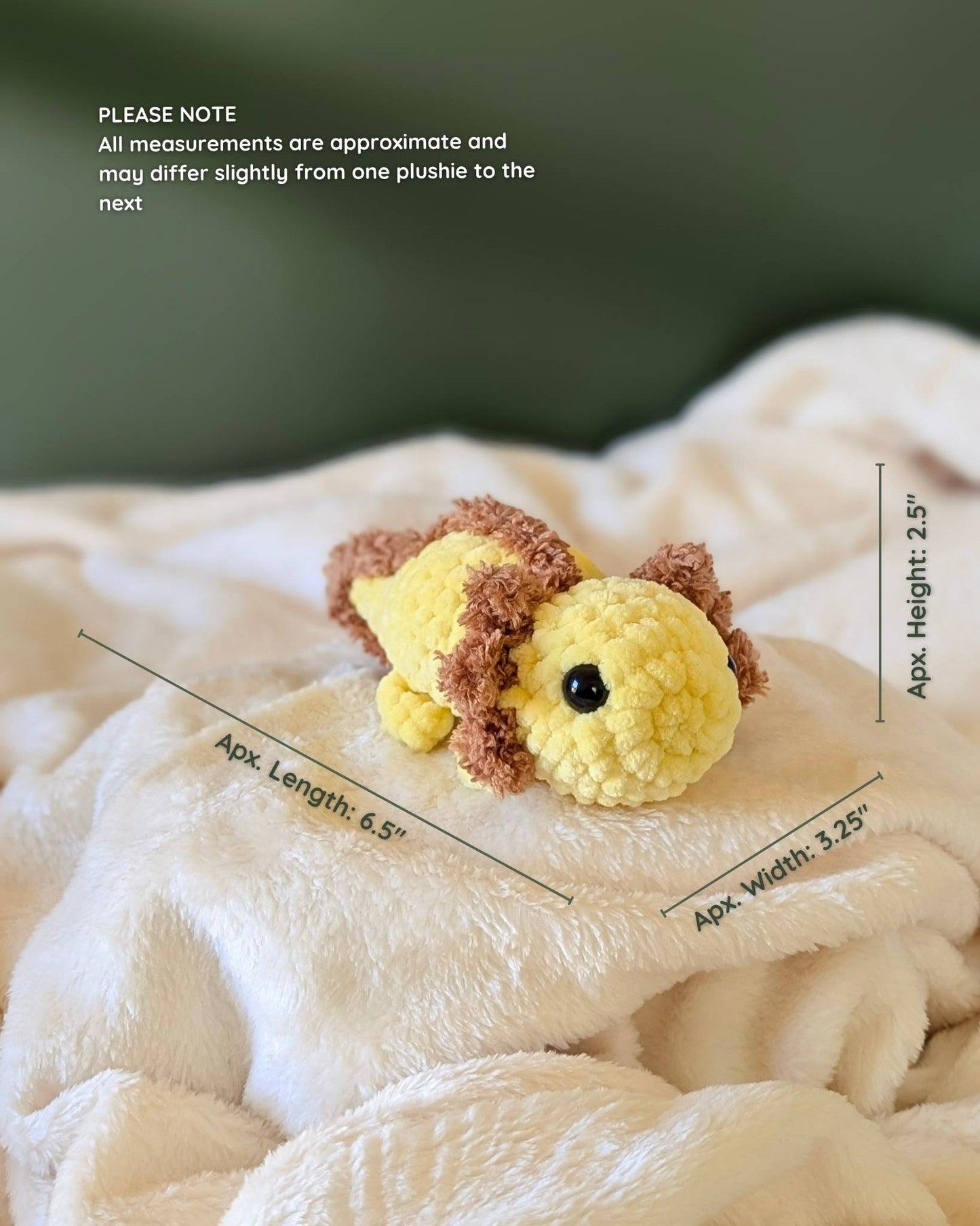 Chubby Axolotl Plushie