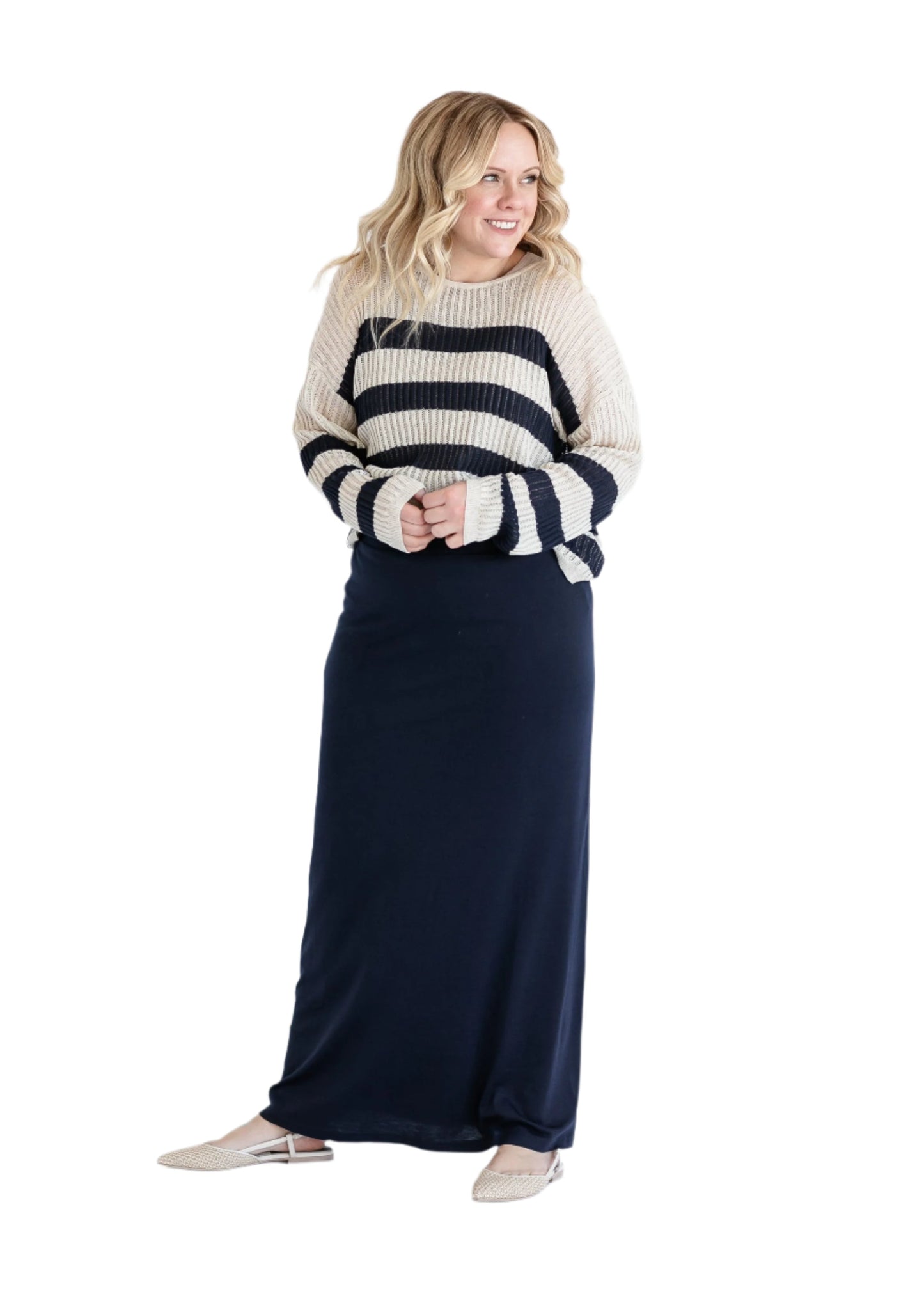 Clarise Premium Knit Maxi Skirt