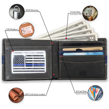 Leather Bifold Wallet