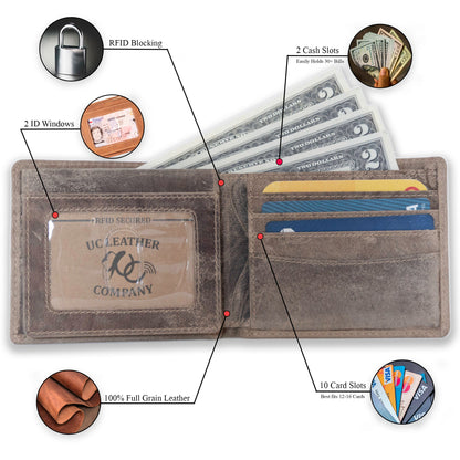 Leather Bifold Wallet