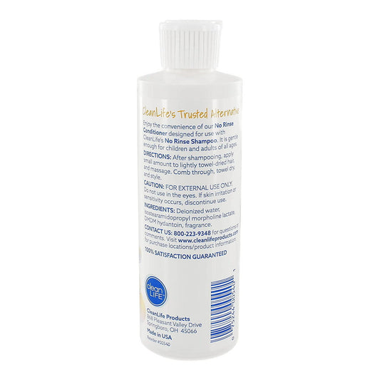 CleanLife No Rinse Conditioner, 8 oz Bottle