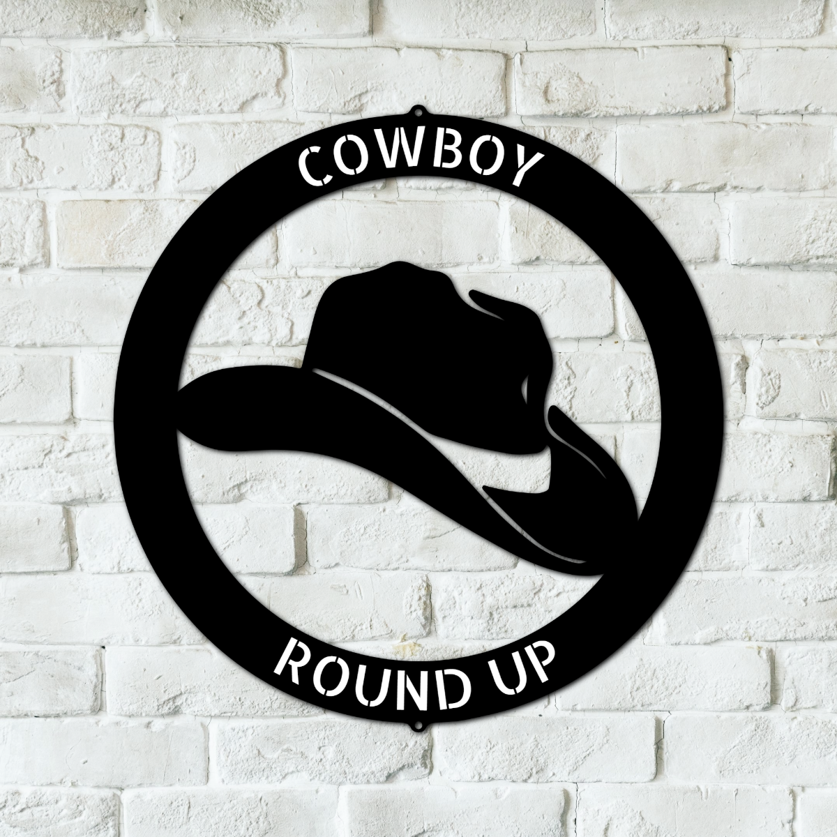 Cowboy Personalized Gifts - Custom Metal Sign