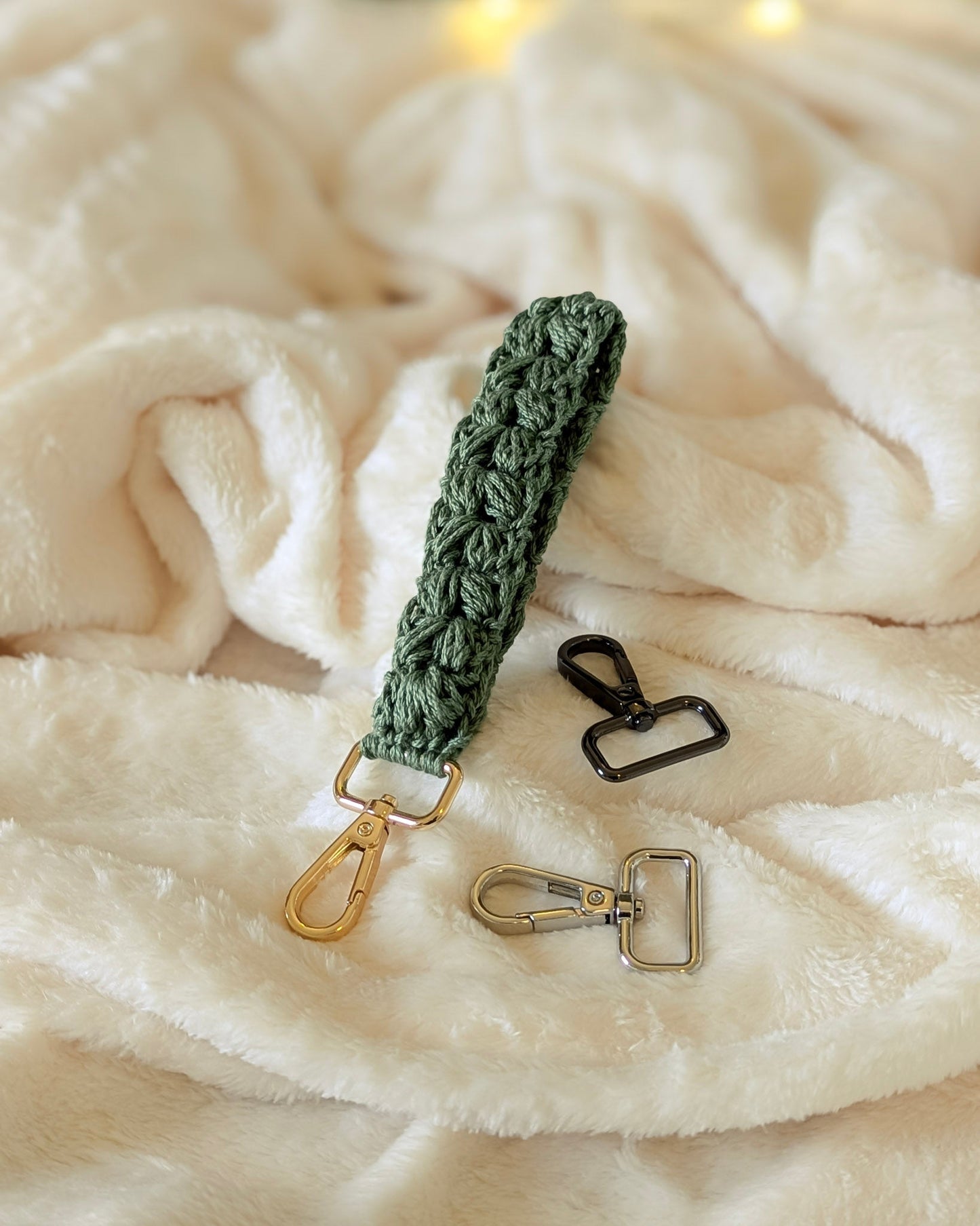 Custom Cotton Keychain Wristlet