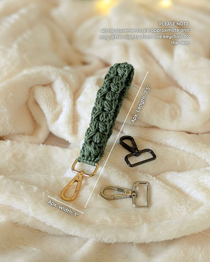 Custom Cotton Keychain Wristlet