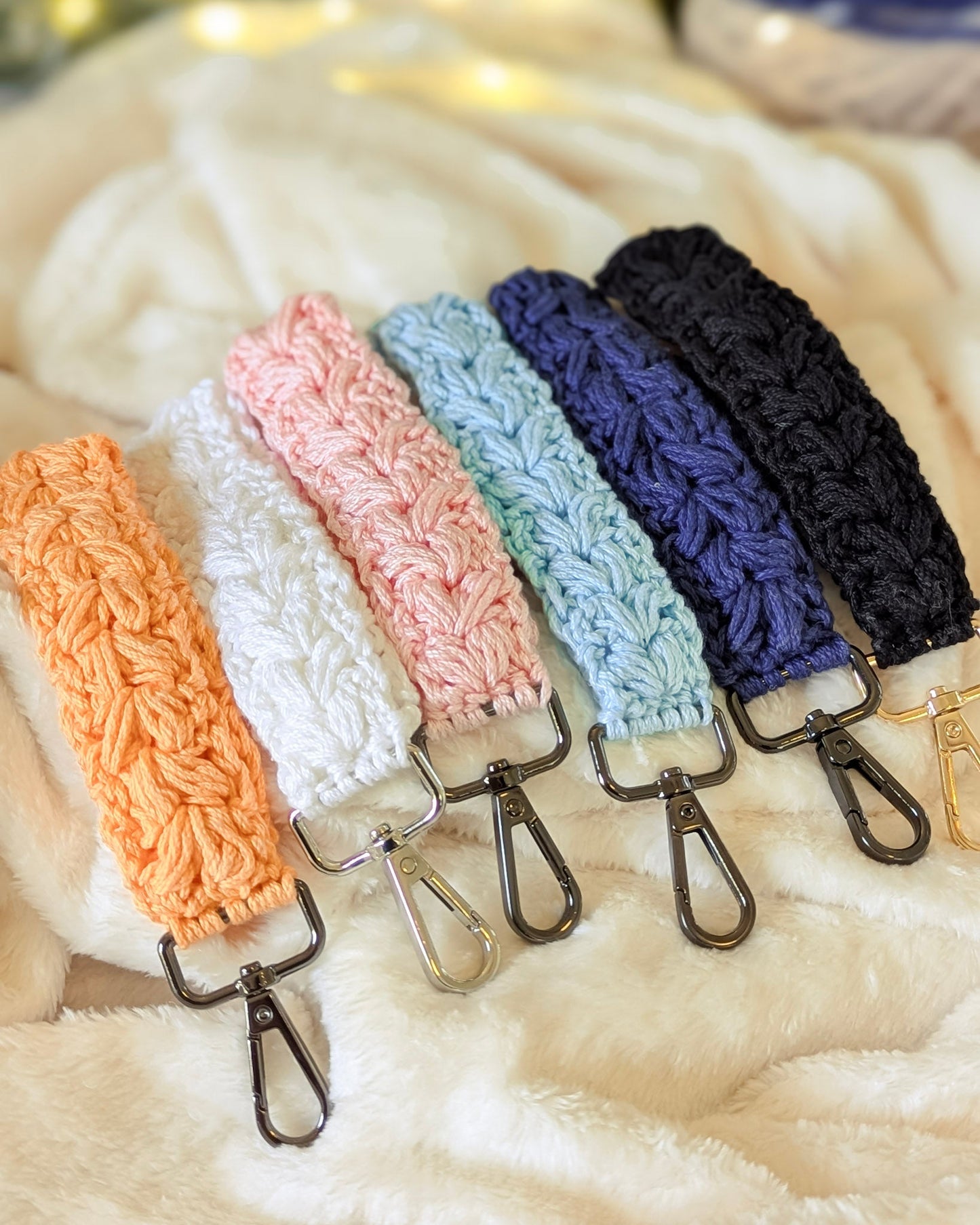 Custom Cotton Keychain Wristlet