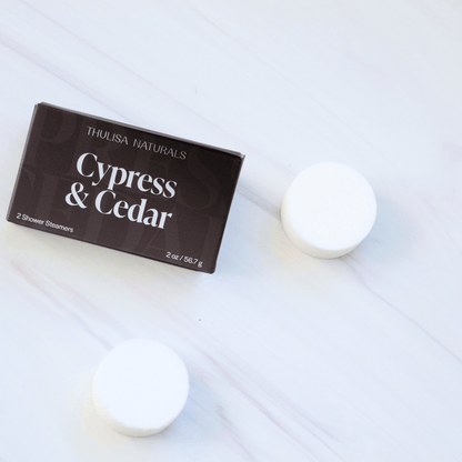 Made for Men Cypress Cedar Shower Steamer Duo