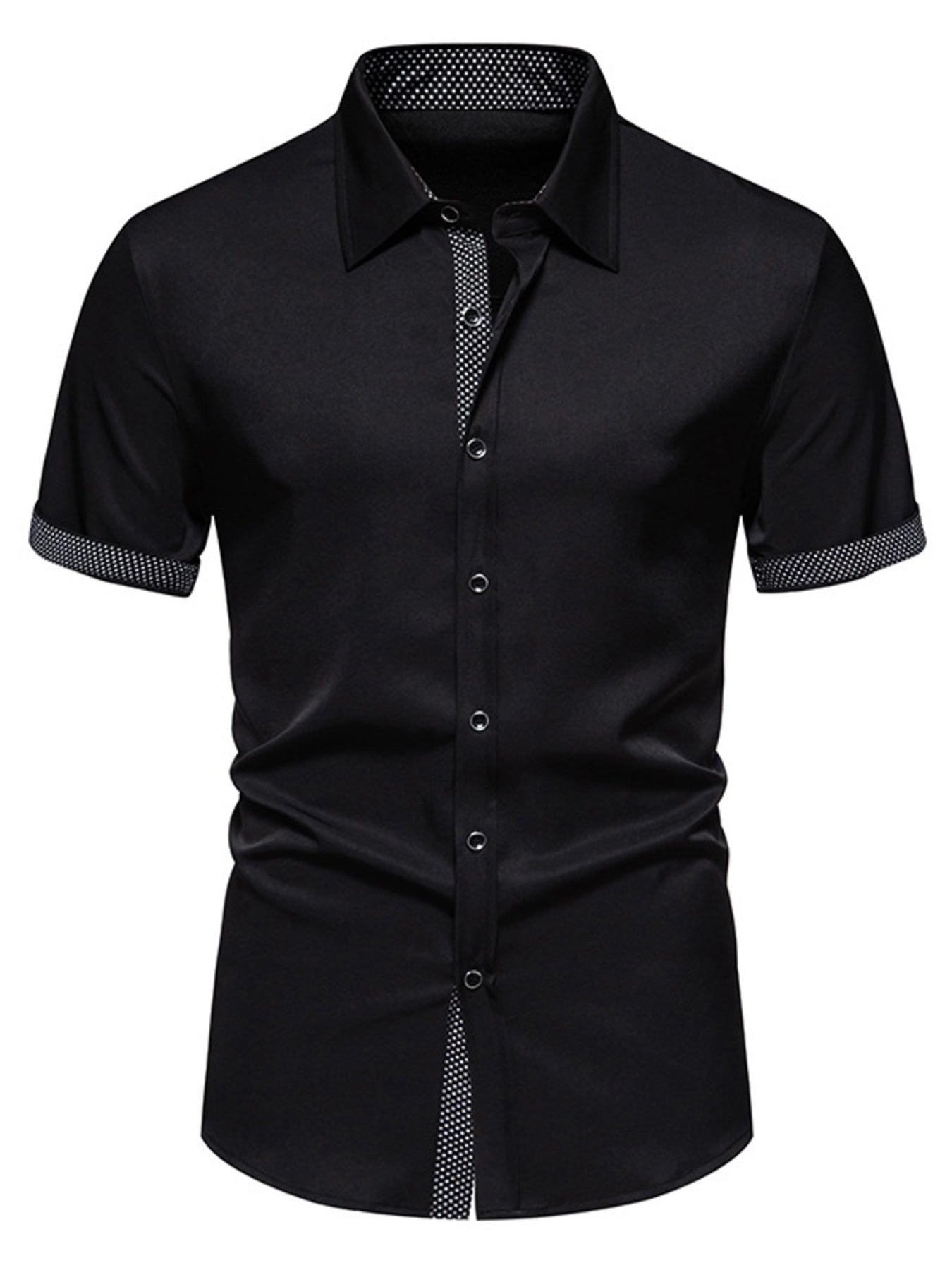 Men's Slim Fit Short Sleeve Shirt