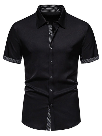 Men's Slim Fit Short Sleeve Shirt
