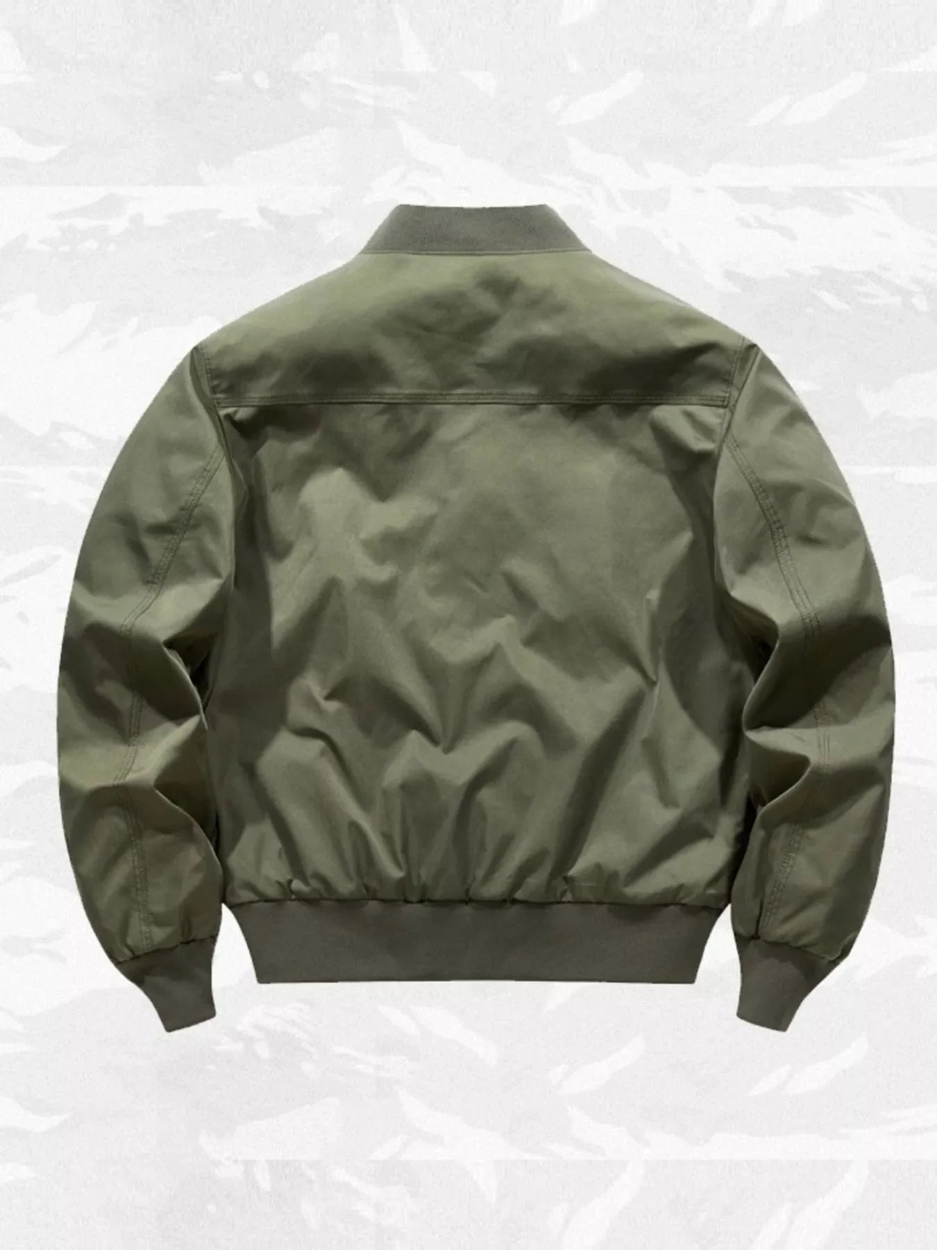Men's Plus Size Zip Up Long Sleeve Jacket