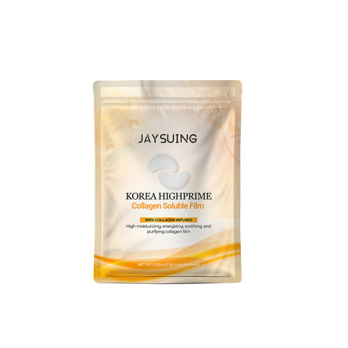 Jaysuing Collagen Soluble Film, Eyes Forehead And Cheeks Light Lines Moisturizing And Firming Mask