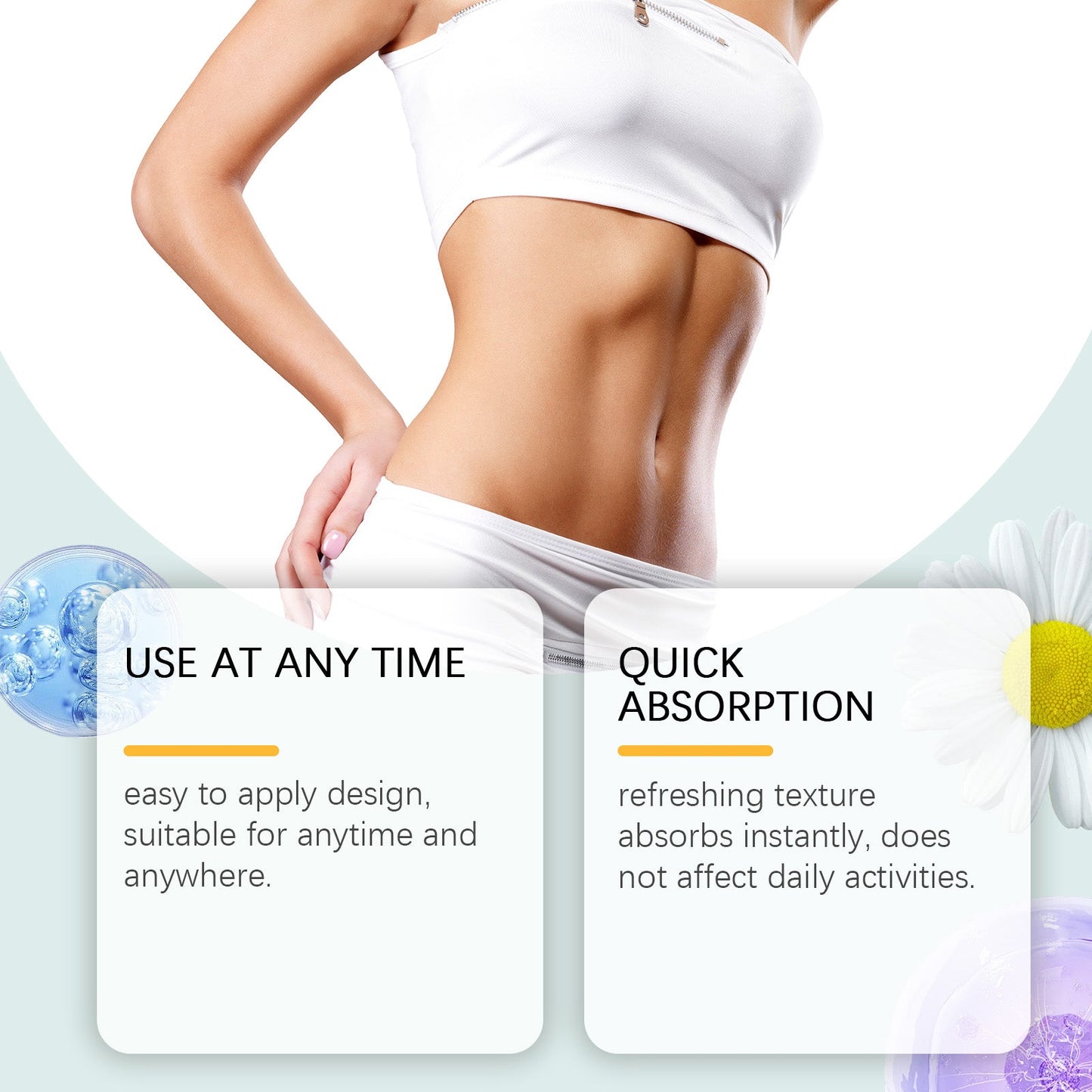 OceAura Body Care Cream, Gentle Moisturizing Light Treatment All Over The Skin Nourishing Firming Massage Cream