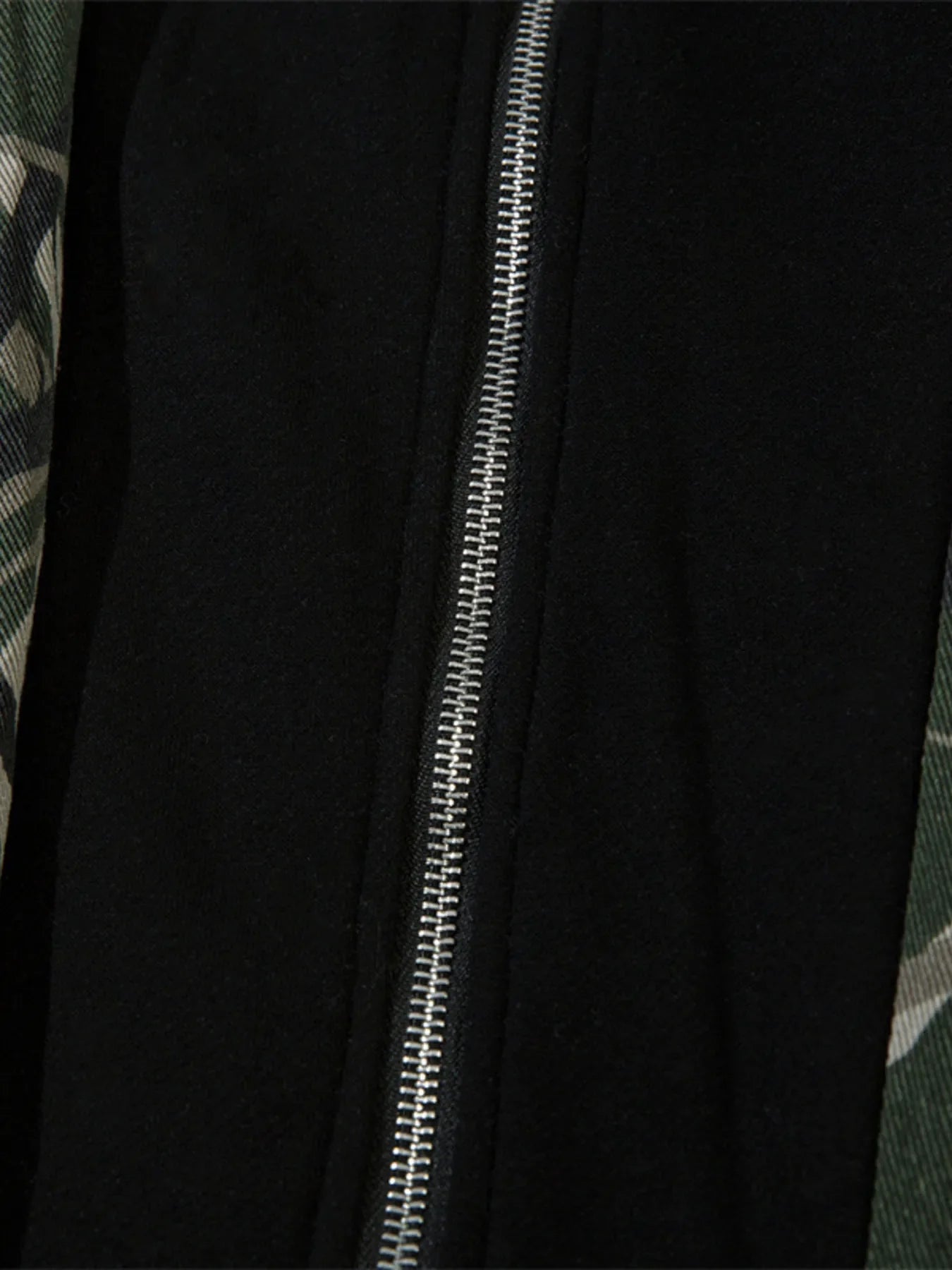Men's Printed Zip Up Long Sleeve Jacket
