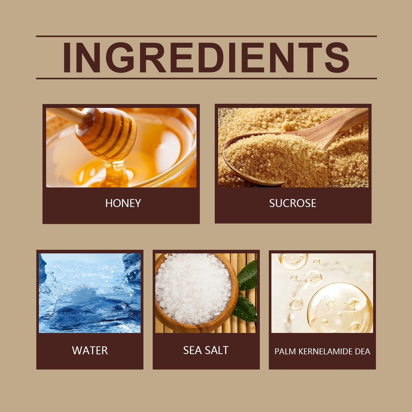 Jaysuing Honey Brown Sugar Scrub For Deep Cleansing, Moisturizing And Brightening Skin Scrub