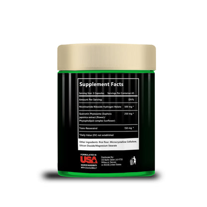 NAD Cellular Renewal Capsules 80 Capsules 2 Month Cellular Revitalization Cycle Triple Defense For Skin Elasticity Cognitive Boost Immune Resilience