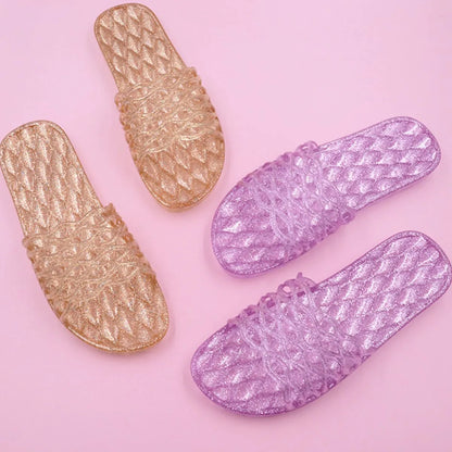 Open Toe Flats Slippers