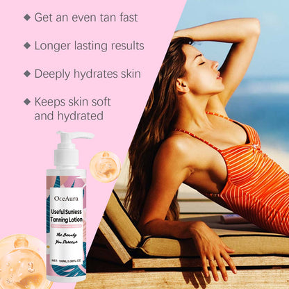 OceAura Tanning Lotion Summer Outdoor Gentle Moisturizing Refreshing Repair Gel For Wheat Tan Skin