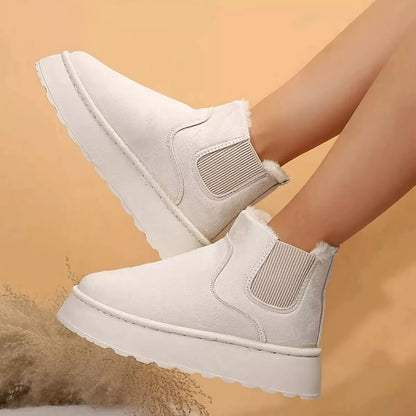 Round Toe Platform Boots