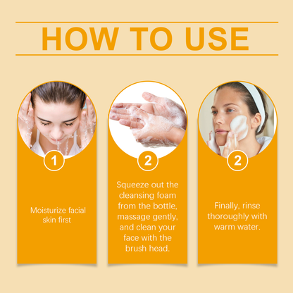 West Month Turmeric Cleanser Gently Cleanses Facial Skin, Moisturizes And Beauty Skin Refreshing, Clean And Not Tight