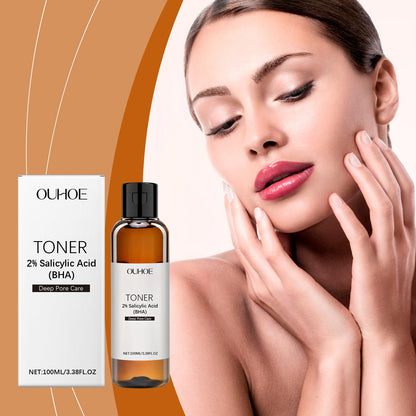 OUHOE Salicylic Acid Pore Care Toner Gently Moisturizes And Hydrates Skin Refreshing Toner