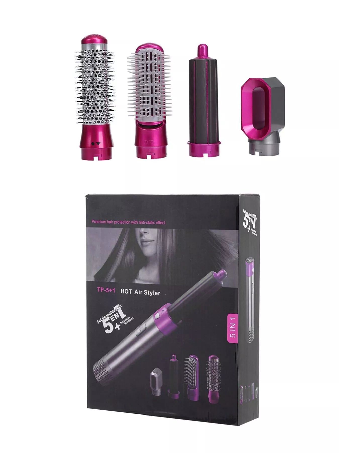 Interchangeable Curling Iron Wand Set