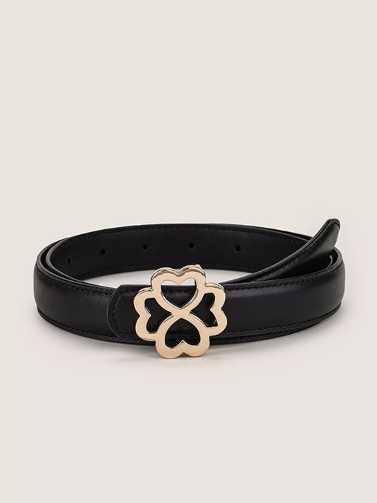 Clover Buckle Adjustable Belt