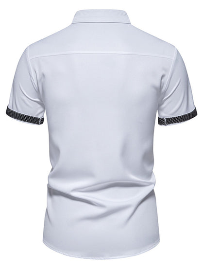 Men's Slim Fit Short Sleeve Shirt