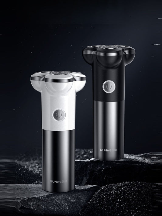 Triple-Blade Rotary Electric Shaver