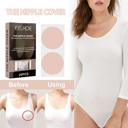 EELHOE Invisible Breast Tape, Anti-Protrusion Areola Invisible Wedding Bra Breathable Tape