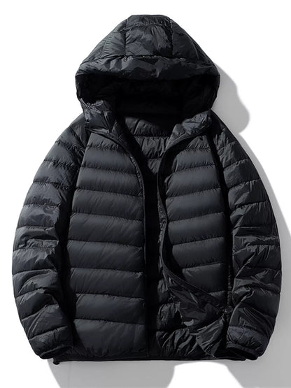 Men's Lightweight Zip Up Hooded Jacket