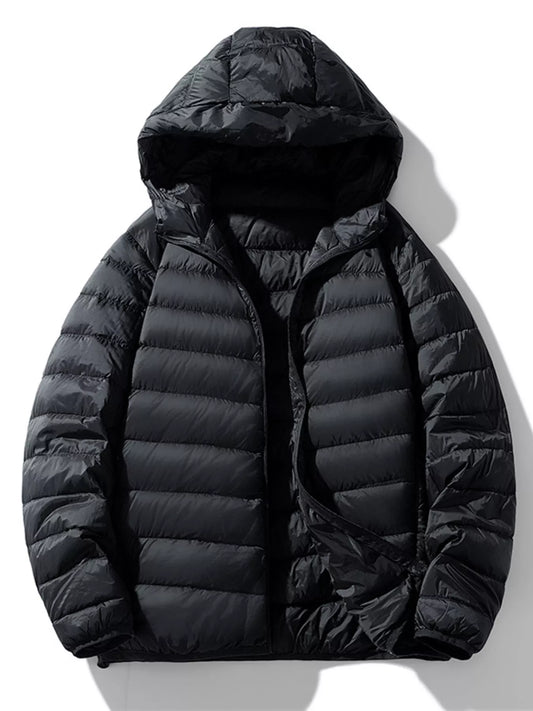 Men's Lightweight Zip Up Hooded Jacket