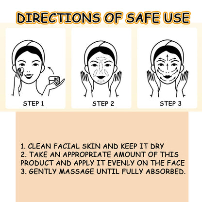 EELHOE Vitamin C Brightening Cream, Improve Drying To Reduce Fine Lines Held Acne Moist Brightens The Face Cream