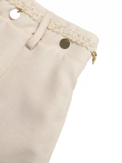 Embellished Sleeveless Top & Shorts Set