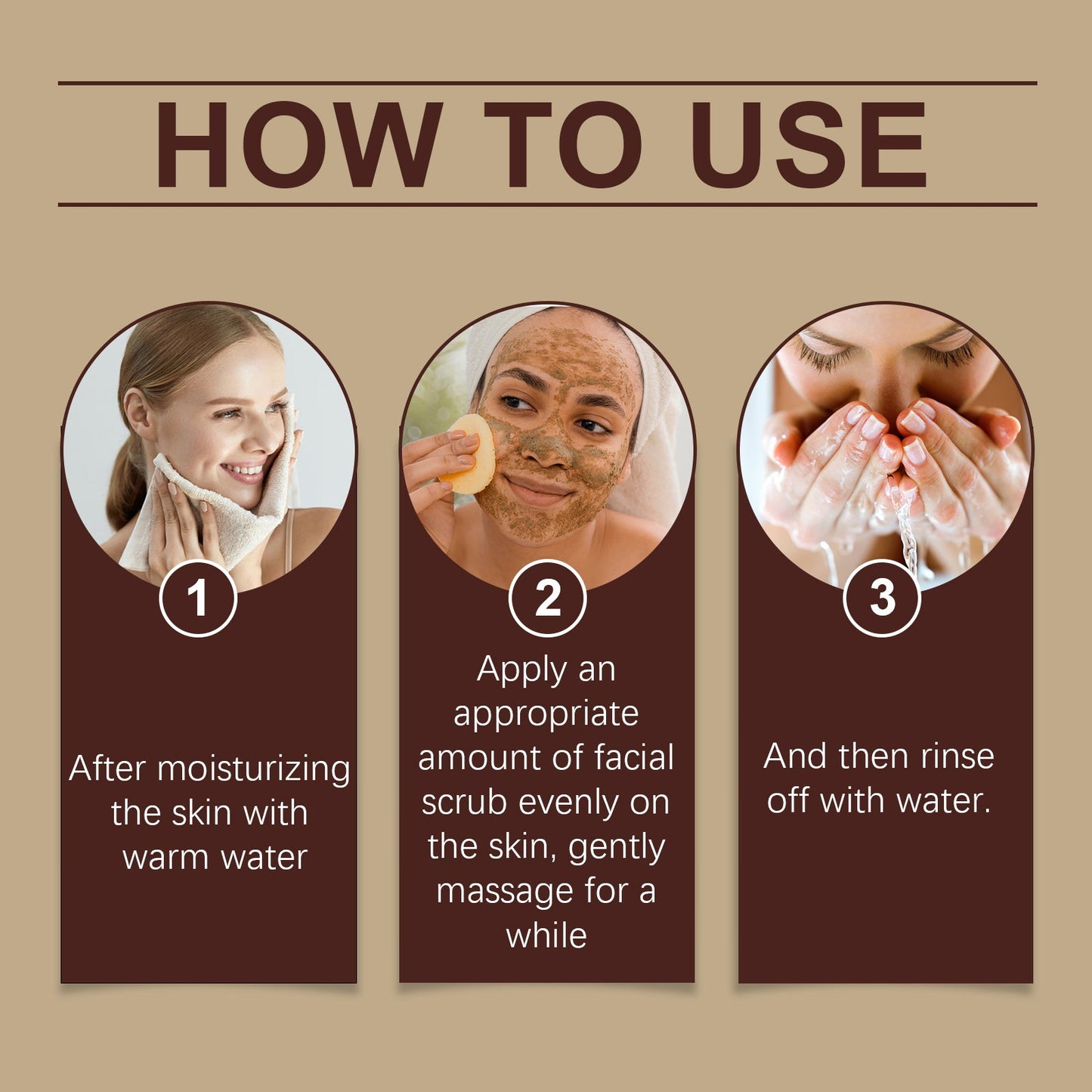 Jaysuing Honey Brown Sugar Scrub For Deep Cleansing, Moisturizing And Brightening Skin Scrub