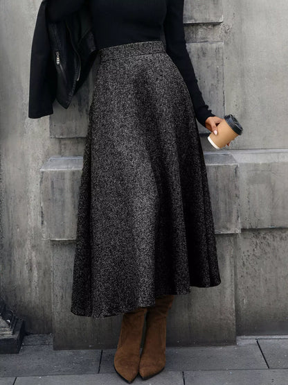 A-Line Midi Skirt