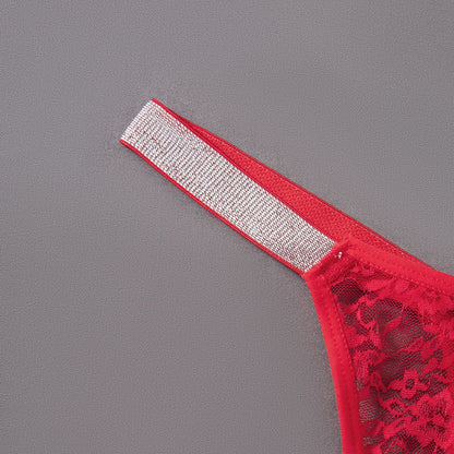 European And American Style Lace Sexy Thong Traceless Mesh Ladies