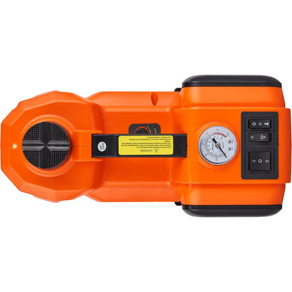 VEVOR Electric Car Jack, 5 Ton 11023 LBS Hydraulic Car Jack, Portable Car Jack Lifting With Built-in Inflatable Pump And LED Light, Car Jack For SUV MPV Sedan Truck Change Tires Garage Repair