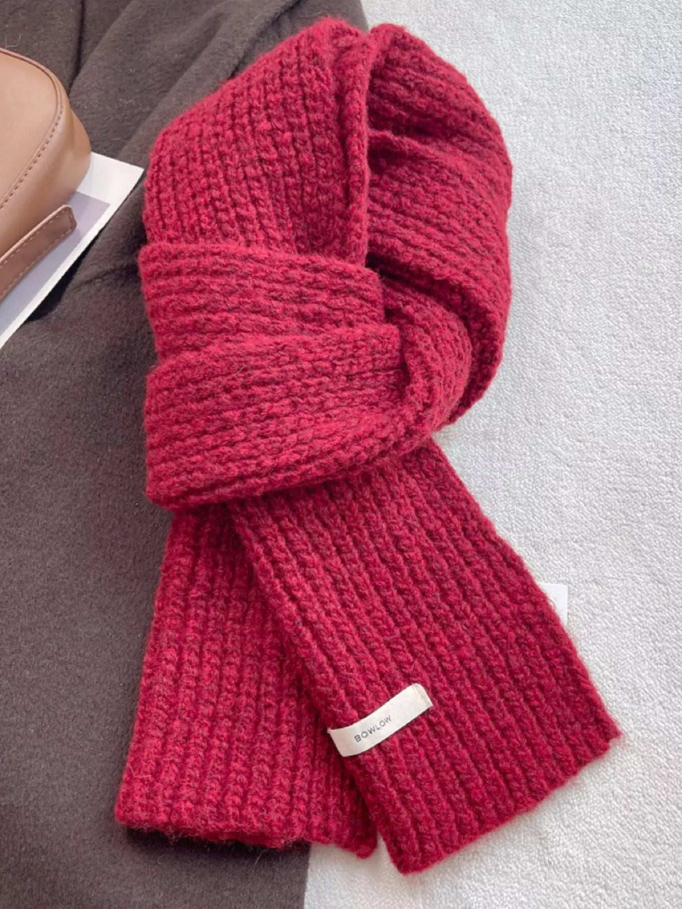 Cozy Knitted Winter Scarf